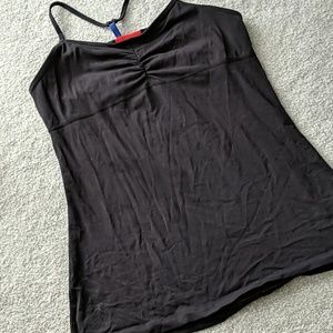 Pure Barre Splits59 y back racer back tank black